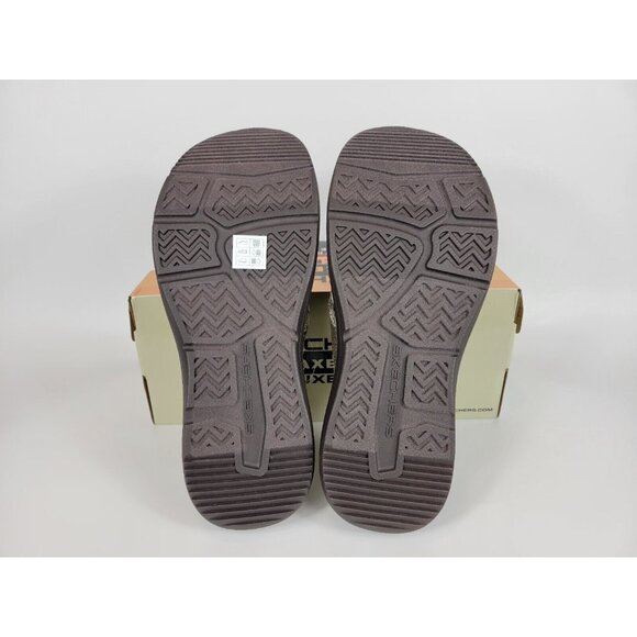 Skechers Parson SD Gino Relaxed Fit Flip Flop Sandals Mens Size 12 Brown 205225 - Picture 9 of 9